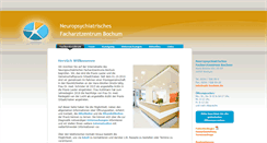 Desktop Screenshot of npfz-bochum.de